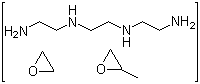 Triethylenetetramine ethoxylated propoxylated polymer molecular structure (CAS 67939-72-4)