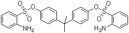 2-Aminobenzenesulfonic acid (1-methylethylidene)di-4,1-phenylene ester molecular structure (CAS 68015-60-1)