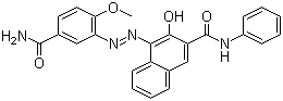 颜料红 245分子结构 (CAS 68016-05-7)