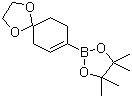 structure of CAS# 680596-79-6, 1,4-Dioxaspiro[4,5]dec-7-en-8-boronic acid pinacol ester