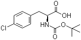Boc-4-chloro-L-phenylalanine molecular structure (CAS 68090-88-0)