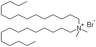 Dimethylditetradecylammonium bromide molecular structure (CAS 68105-02-2)