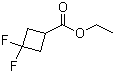 Ethyl 3,3-difluorocyclobutanecarboxylate molecular structure (CAS 681128-38-1)