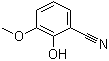 2-羟基-3-甲氧基苯甲腈分子结构 (CAS 6812-16-4)