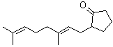 2-(3,7-二甲基-2,6-辛二烯-1-基)环戊酮分子结构 (CAS 68133-79-9)