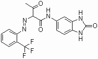 Pigment Yellow 154 molecular structure (CAS 68134-22-5)