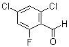 2,4-Dichloro-6-fluorobenzaldehyde molecular structure (CAS 681435-09-6)