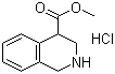 1,2,3,4-四氢异喹啉-4-羧酸甲酯盐酸盐分子结构 (CAS 681448-82-8)