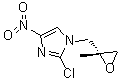 2-Chloro-1-[[(2R)-2-methyl-2-oxiranyl]methyl]-4-nitro-1H-imidazole molecular structure (CAS 681490-93-7)