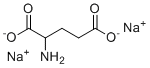 Disodium 2-aminopentanedioate molecular structure (CAS 68187-32-6)