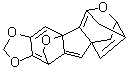 4a,11-(Epoxymethano)-5,8:7,9a-dimethano-7H-1,3-dioxolo[5,6]indeno[1,2-c]oxepin molecular structure (CAS 68238-68-6)