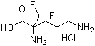 结构式 CAS# 68278-23-9, 盐酸依氟鸟氨酸
