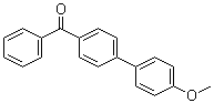 4-苯甲酰基-4'-甲氧基-1,1'-联苯分子结构 (CAS 68294-33-7)