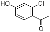 4-羟基-2-氯苯乙酮分子结构 (CAS 68301-59-7)