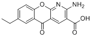 2-氨基-7-乙基-5-氧代-5H-[1]苯并吡喃并[2,3-b]吡啶-3-羧酸分子结构 (CAS 68302-51-2)