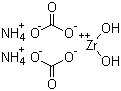 Ammonium zirconium carbonate molecular structure (CAS 68309-95-5)