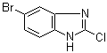 5-溴-2-氯-1H-苯并咪唑分子结构 (CAS 683240-76-8)