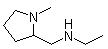 N-乙基-1-甲基-2-吡咯烷甲胺分子结构 (CAS 68339-47-9)