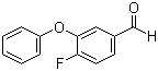 3-苯氧基-4-氟苯甲醛分子结构 (CAS 68359-57-9)