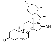哈帕卜宁碱分子结构 (CAS 68422-01-5)