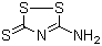 structure of CAS# 6846-35-1, 3-Amino-1,2,4-dithiazole-5-thione;5-Amino-3H-1,2,4-dithiazole-3-thione