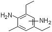 structure of CAS# 68479-98-1, Diethyltoluenediamine;Diethylmethylbenzenediamine; DETDA