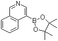 structure of CAS# 685103-98-4, 4-Isoquinolineboronic acid pinacol ester;4-(4,4,5,5-Tetramethyl-1,3,2-dioxaborolan-2-yl)isoquinoline