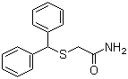 2-[(Diphenylmethyl)thio]acetamide molecular structure (CAS 68524-30-1)