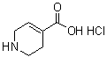 结构式 CAS# 68547-97-7, 1,2,3,6-四氢-4-吡啶羧酸盐酸盐