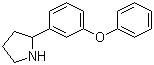 2-(3-Phenoxyphenyl)pyrrolidine molecular structure (CAS 68548-75-4)