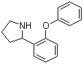 结构式 CAS# 68548-77-6, 2-(2-苯氧基苯基)吡咯烷