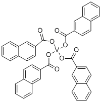 Naphthenic acids vanadyl complexes molecular structure (CAS 68553-60-6)