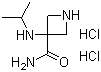 3-(Isopropylamino)azetidine-3-carboxamide dihydrochloride molecular structure (CAS 686344-57-0)