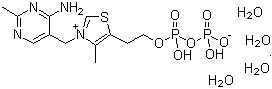 四水合辅羧酶分子结构 (CAS 68684-55-9)