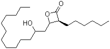 (3S,4S)-3-Hexyl-4-[(S)-2-hydroxytridecyl]-2-oxetanone molecular structure (CAS 68711-40-0)