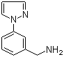 [3-(1H-Pyrazol-1-yl)phenyl]methylamine molecular structure (CAS 687635-04-7)