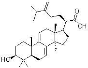 Dehydroeburicoic acid molecular structure (CAS 6879-05-6)