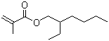 structure of CAS# 688-84-6, 2-Ethylhexyl methacrylate;2-Methyl-2-propenoic acid 2-ethylhexyl ester