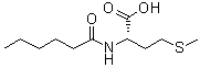 structure of CAS# 68862-41-9, N-Hexanoyl-L-methionine;N-(1-Oxohexyl)-L-methionine; Hexanoyl-L-methionine