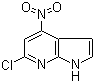 6-氯-4-硝基-1H-吡咯并[2,3-b]吡啶分子结构 (CAS 688781-87-5)