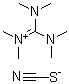 N-[Bis(dimethylamino)methylene]-N-methylmethanaminium thiocyanate molecular structure (CAS 68897-49-4)