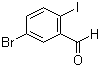 结构式 CAS# 689291-89-2, 5-溴-2-碘苯甲醛