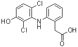 3'-羟基双氯芬酸分子结构 (CAS 69002-85-3)