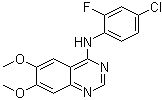N-(4-Chloro-2-fluorophenyl)-6,7-dimethoxy-4-quinazolinamine molecular structure (CAS 690206-97-4)