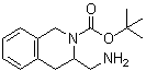 3-Aminomethyl-3,4-dihydro-1H-isoquinoline-2-carboxylic acid tert-butyl ester molecular structure (CAS 690244-91-8)