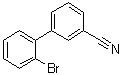 2'-溴[1,1'-联苯]-3-甲腈分子结构 (CAS 690260-67-4)