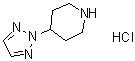 4-(2H-1,2,3-Triazol-2-yl)piperidine monohydrochloride molecular structure (CAS 690261-89-3)