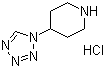4-(1H-Tetrazol-1-yl)piperidine hydrochloride molecular structure (CAS 690261-90-6)
