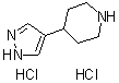 结构式 CAS# 690261-96-2, 4-(1H-吡唑-4-基)哌啶二盐酸盐