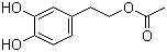structure of CAS# 69039-02-7, 2-(3,4-Dihydroxyphenyl)ethyl acetate;4-[2-(Acetyloxy)ethyl]-1,2-benzenediol; Hydroxytyrosol acetate